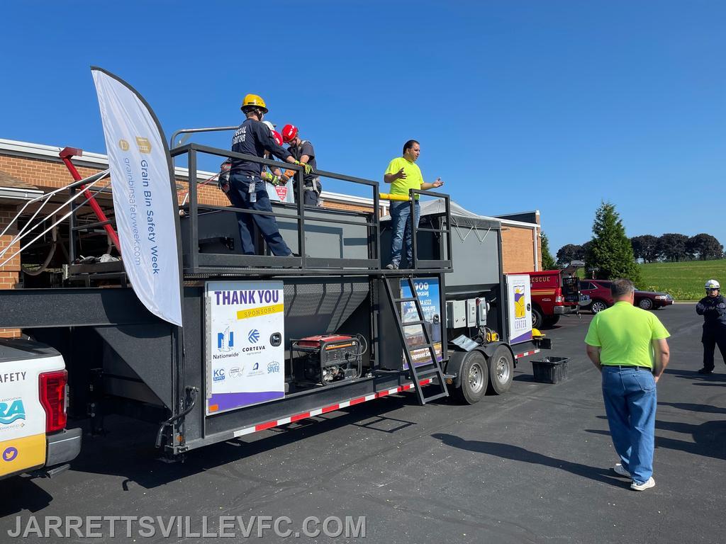 Grain Bin Rescue Training - Jarrettsville Volunteer Fire Company