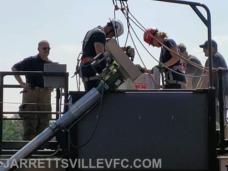 Grain Bin Rescue Training - Jarrettsville Volunteer Fire Company